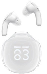 אוזניות אלחוטיות Bluetooth עם סינון רעשים, תצוגת LED חדשנית, עמידות למים