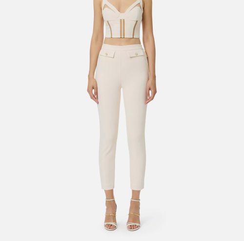 Double crêpe trousers