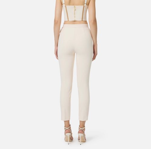 Double crêpe trousers