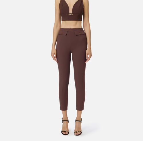 Double crêpe trousers