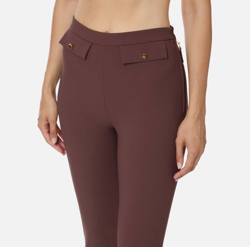 Double crêpe trousers