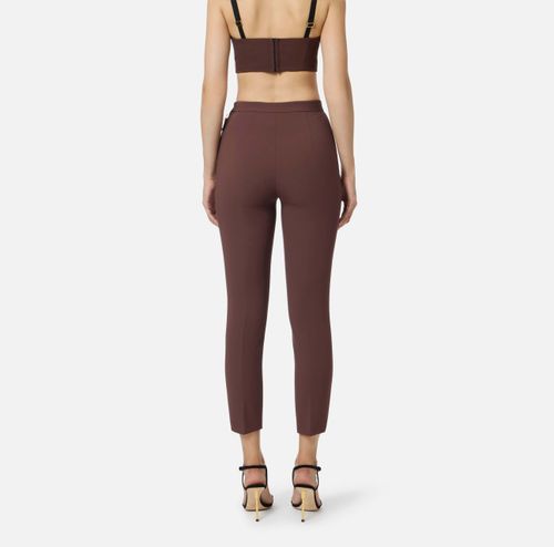 Double crêpe trousers