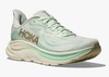  ‏נעלי ספורט הוקה קליפטון  Hoka Women's  Clifton 10 בצבע לבן/ירקרק - רוחב רחב