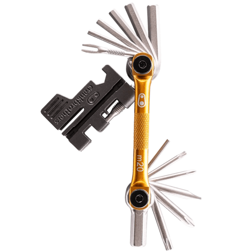 אולר מולטי טול זהב - CRANK BROTHERS 20 MULTITOOL