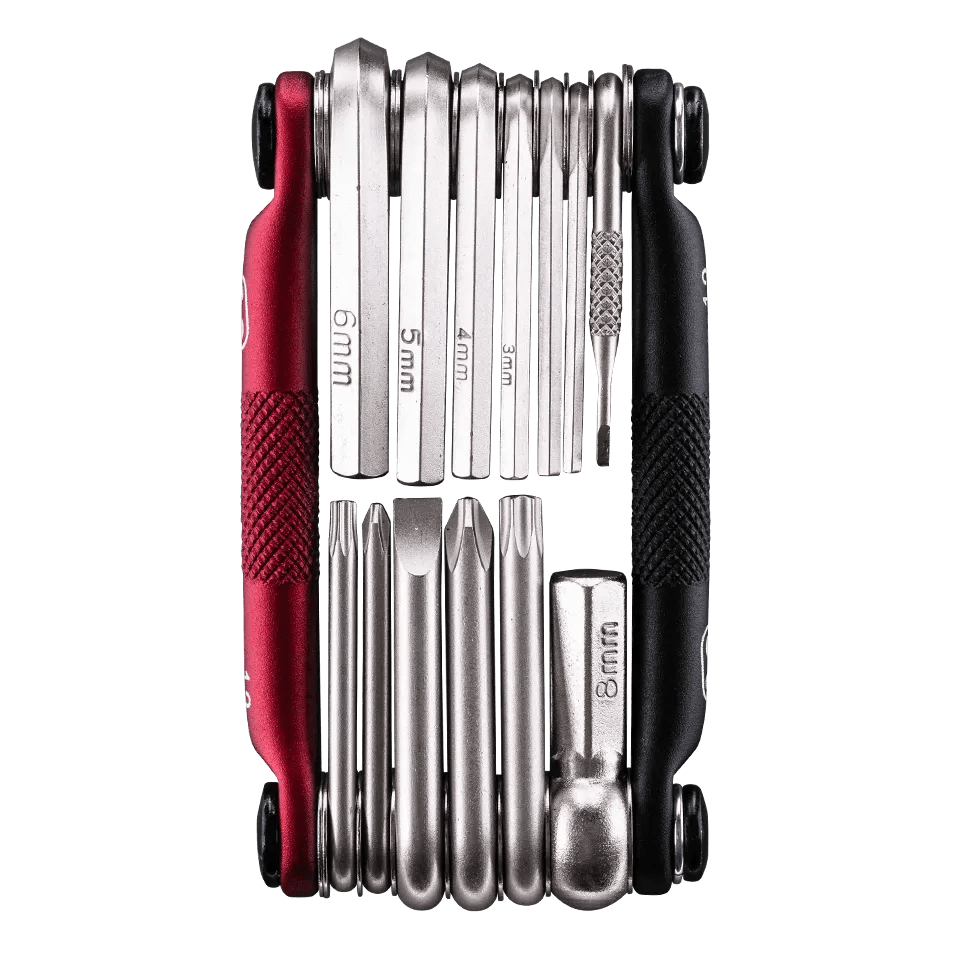 אולר מולטי טול אדום - CRANK BROTHERS 13 MULTITOOL