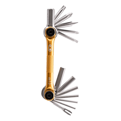 אולר מולטי טול זהב - CRANK BROTHERS 13 MULTITOOL
