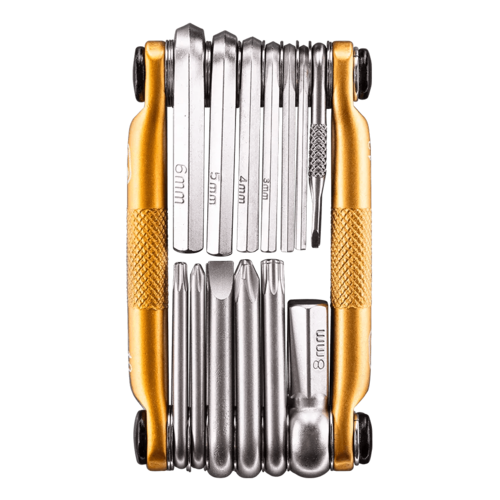 אולר מולטי טול זהב - CRANK BROTHERS 13 MULTITOOL