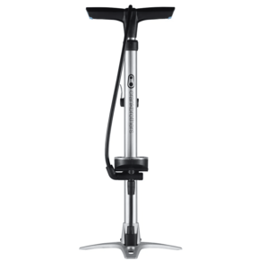 משאבת רצפה לניפוח לאופניים כסף - CRANKBROTHERS STERLING