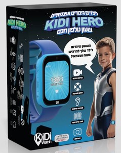KidiWatch HERO החדש שעון טלפון חכם 2 רצועות במארז