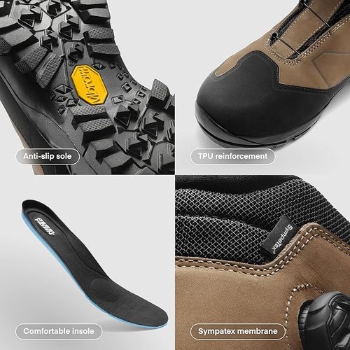 מגף אדונצ'ר קצר רבלהורן חום - REBELHORN DEFENDER-X BOOTS