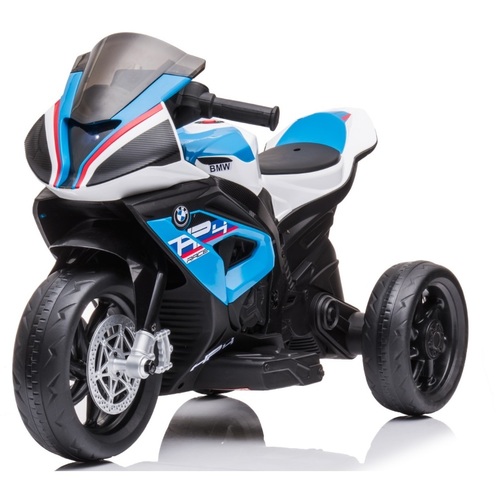 אופנוע ב.מ.וו BMW ממונע לילדים 12 וולט 3 גלגלים כחול