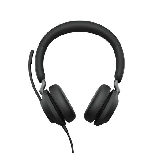 אוזניות חוטיות Jabra Evolve2 40 SE, USB-C/A, MS Stereo Headset, Black - 24189-999-799