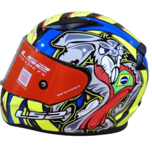 קסדת אל אס 2 רפיד כחול / צהוב - LS2 FF353 RAPID RABBITS