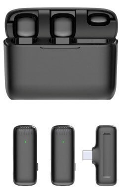 מיקרופון אלחוטי כפול ENERGY J13 Type-C