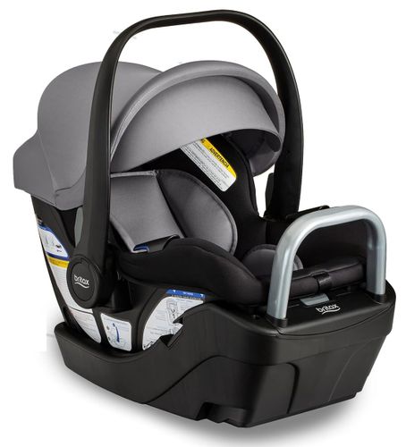 סלקל לתינוק Willow S עם בסיס בחיבור קליקטייט ובדי SAFEWASH נעימים למגע - אפור כהה