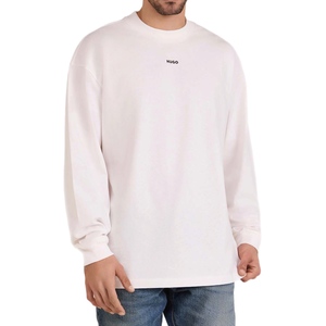 חולצה HUGO מידות S-XXL לגברים בגוון ורוד בהיר שרוול ארוך