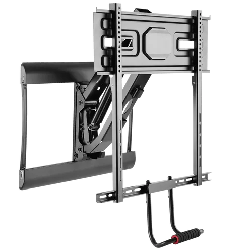 זרוע קיר הידראולית לטלוויזיה עם ידית לשינוי גובה לומי עד Lumi Brateck 43