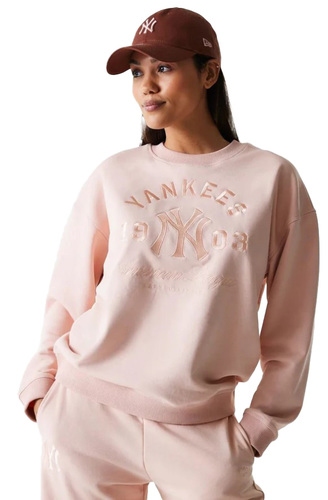 סווטשירט ניו ארה NewEra MLB Tonal Graphic Oversized Crew | נשים