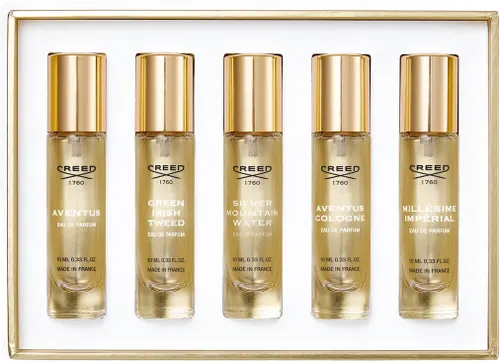 Creed Set Aventus green Irish Tweed silver Mountain Water aventus C. millesime Edp 5*10 ML