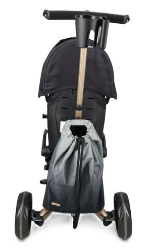 תלת אופן דו-כיווני מעוצב 7 ב 1 NOVA MAX, עם קיפול סופר קומפקטי ו 2 תיקים - שחור