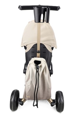 תלת אופן דו-כיווני מעוצב 7 ב 1 NOVA MAX, עם קיפול סופר קומפקטי ו 2 תיקים - בז'