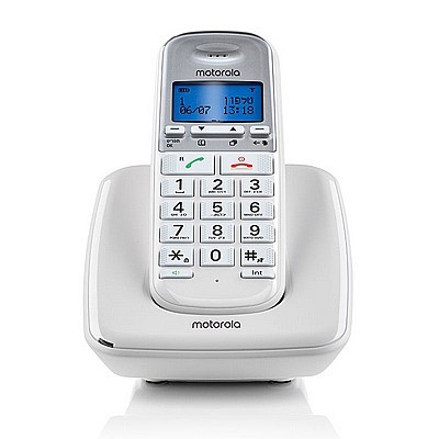 טלפון אלחוטי בעברית עם דיבורית Motorola S3001