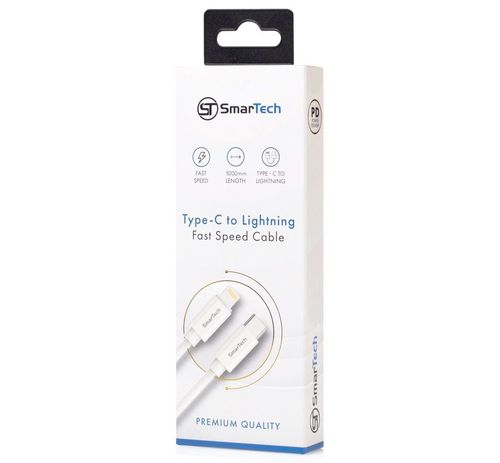 כבל PD טייפ-סי ל-Lightning באורך 1 מטר - דגם ST501 מבית SmarTech
