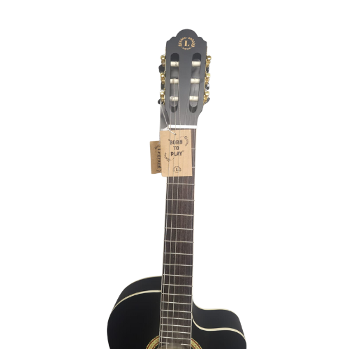 גיטרה קלאסית מוגברת LC40CE בצבע שחור-מאט LEGRAND