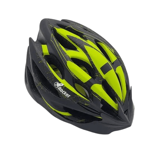 קסדת אופניים רוקט צהוב - ROCKET COMP HELMET