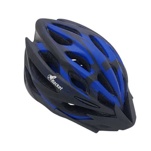 קסדת אופניים רוקט כחול - ROCKET COMP HELMET