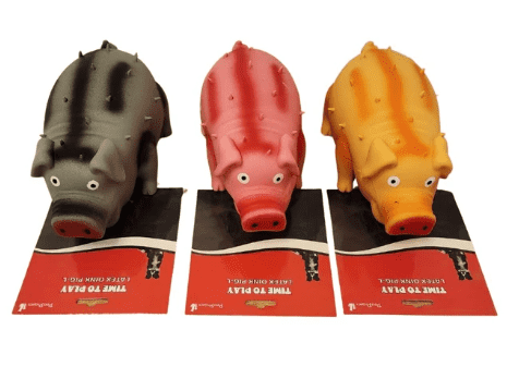 צעצוע חזיר מצפצף LATEX OINK PIG S Pets Project לכלבים – מגוון צבעים | מולי חיות מחמד
