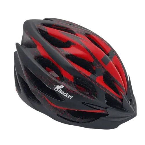 קסדת אופניים רוקט אדום / שחור - ROCKET COMP HELMET