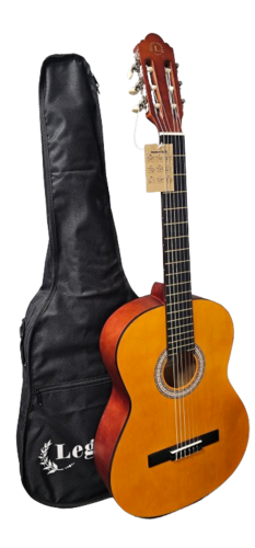גיטרה קלאסית 4\3 בצבע חום מאט LC20 כולל תיק מבית LEGRAND