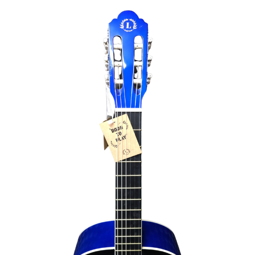 גיטרה קלאסית 4\3 בצבע כחול מאט LC20 כולל תיק מבית LEGRAND