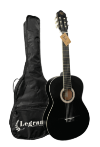 גיטרה קלאסית 4\3 בצבע שחור מאט LC20 כולל תיק מבית LEGRAND