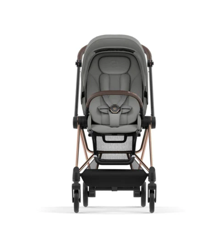 עגלת תינוק Mios 3 Mirage Grey עם שלדה רוזגולד 