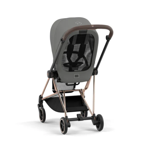 עגלת תינוק Mios 3 Mirage Grey עם שלדה רוזגולד 