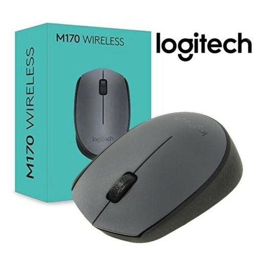 עכבר אלחוטי אפור Logitech 170 