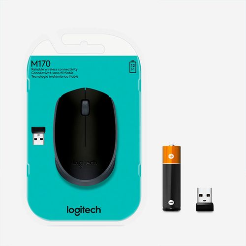 עכבר אלחוטי שחור Logitech 170 