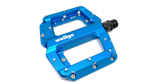 זוג פדלים אלומיניום כחול - WELLGO B321 PEDALS