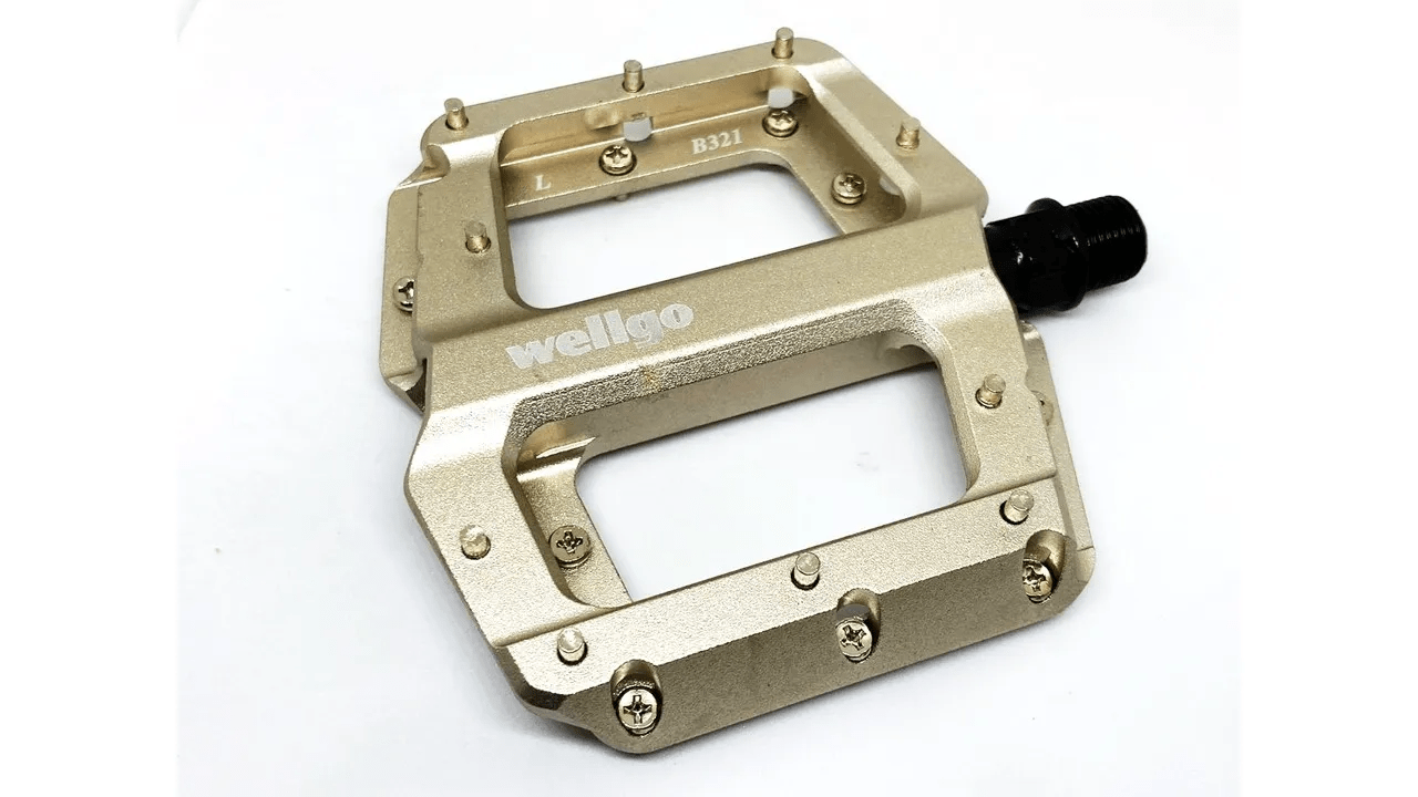זוג פדלים אלומיניום טיטניום - WELLGO B321 PEDALS