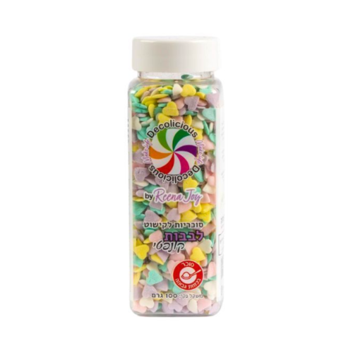 סוכריות Sprinkles לב קונפטי 100 גרם