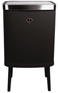 פח חכם 30 ליטר עם חיישן תנועה FashionTV Black & Rose Gold FTV0153