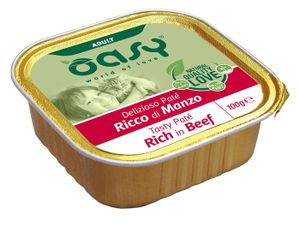מעדן OASY לחתולים בטעם בקר 100 גרם פטה אואסי