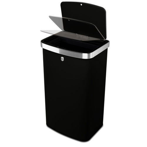 פח חכם מעוצב 60 ליטר שחור Berlinger Haus BH9795