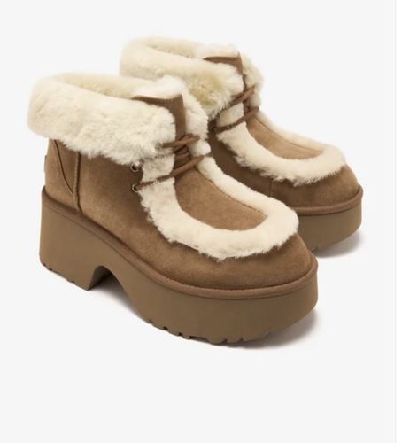 מגף UGG ניו הייט לייס חום מידות 36-41 לנשים