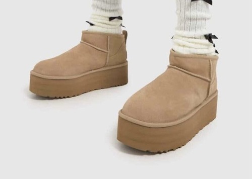מגף UGG מיני פלטפורמה סנד מידות 36-40 לנשים