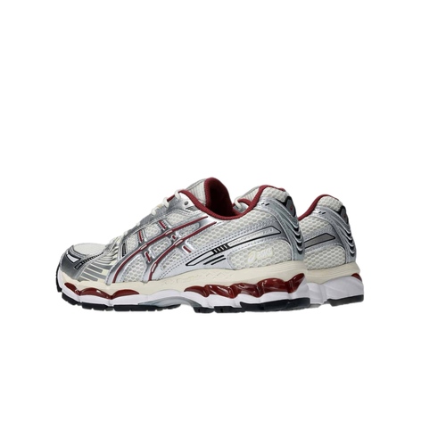 נעל ASICS מידות 36-42 לנשים בגוון כסוף-בורדו