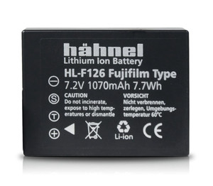 סוללה חליפית למצלמה Fujifilm NP-W126 Hahnel