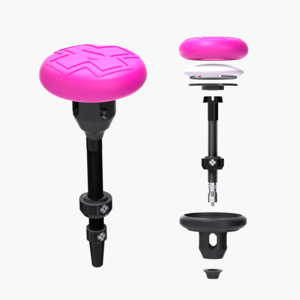התקן אירטאג לונטיל מאק אוף - MUC-OFF STEALTH TUBELESS TAG HOLDER & 44MM VALVE KIT